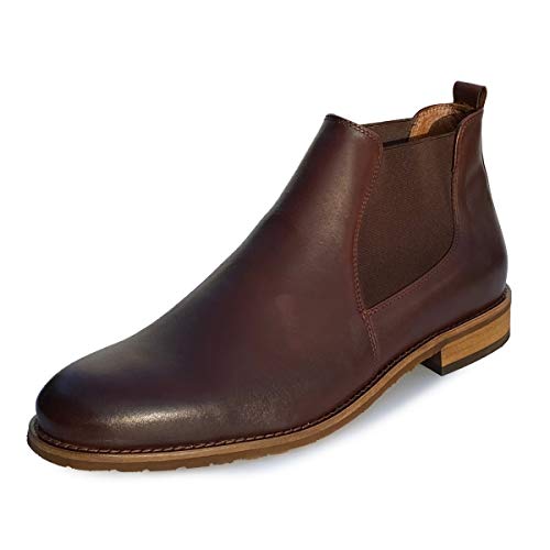 Hollert Herren Stiefelette Chelsea Boots Modell 702 Dunkelbraun Stiefel Kalbsleder Classic Schuhe Schuhgröße EUR 46 Hollert Herren Stiefelette Chelsea Boots Modell 702 Dunkelbraun Stiefel Kalbsleder Classic Schuhe Schuhgröße EUR 46 von Hollert