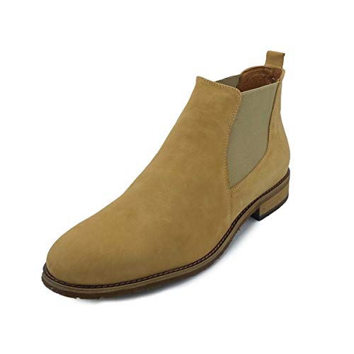 Hollert Herren Stiefelette Chelsea Boots Modell 702 Stiefel Veloursleder Classic Schuhe Schuhgröße 43, Farbe Sand Hollert Herren Stiefelette Chelsea Boots Modell 702 Stiefel Veloursleder Classic Schuhe Schuhgröße 43, Farbe Sand von Hollert