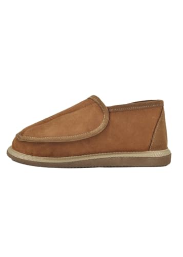 Damen & Herren Lammfell Hausschuhe - Christel Cognac 100% Merino Schaffell Fellschuhe kuschelig warm Größe 41 EU Damen & Herren Lammfell Hausschuhe - Christel Cognac 100% Merino Schaffell Fellschuhe kuschelig warm Größe 41 EU von Hollert