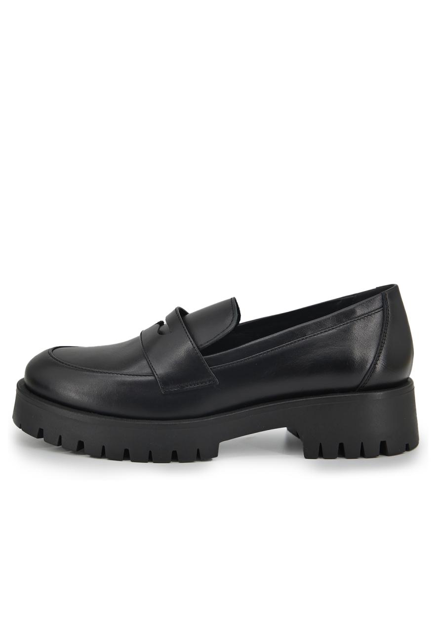 Loafer aus Leder Modell 5263 Schwarz Schuhgröße: EUR 41 von Hollert