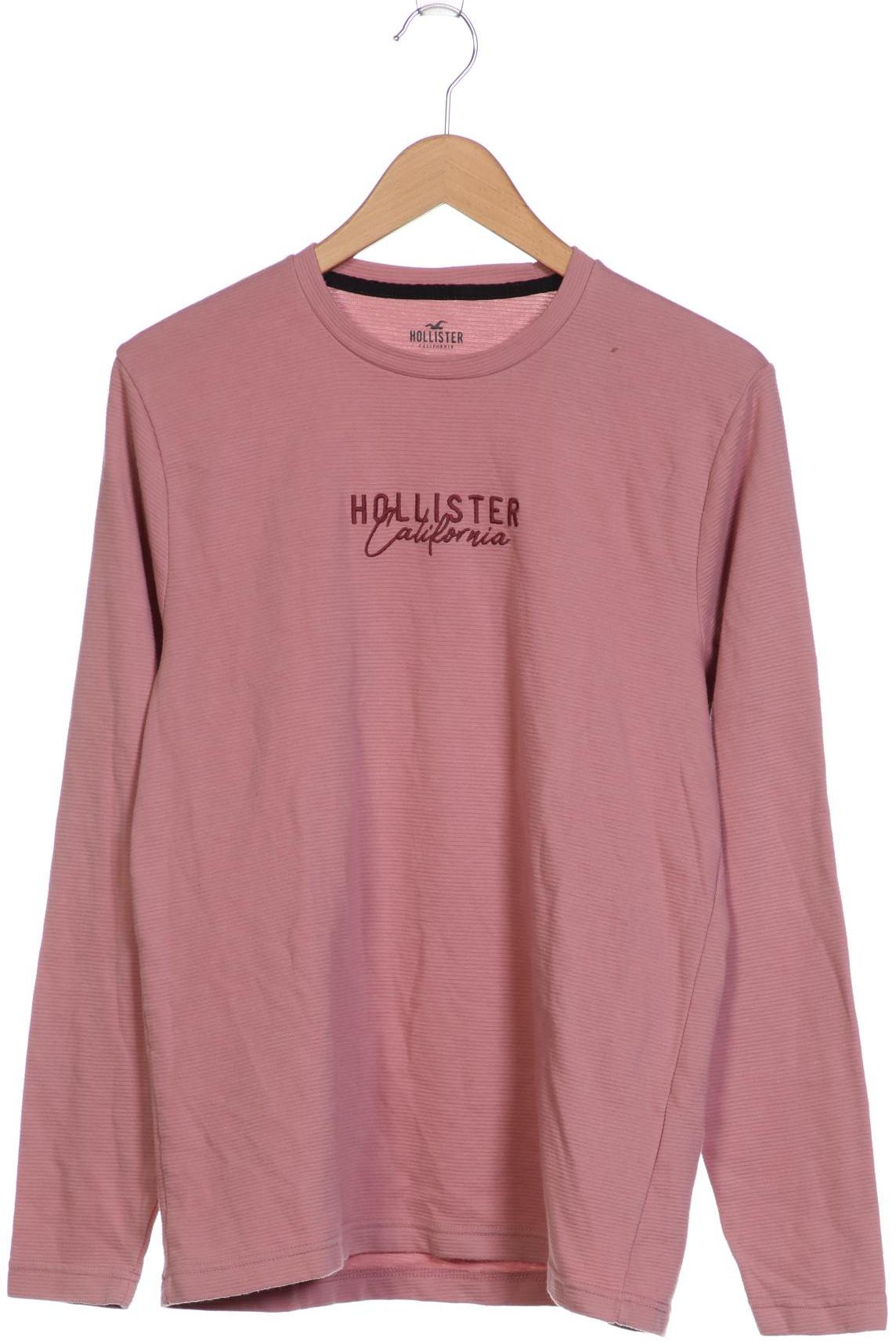 Hollister Herren Langarmshirt, pink, Gr. 48 von Hollister