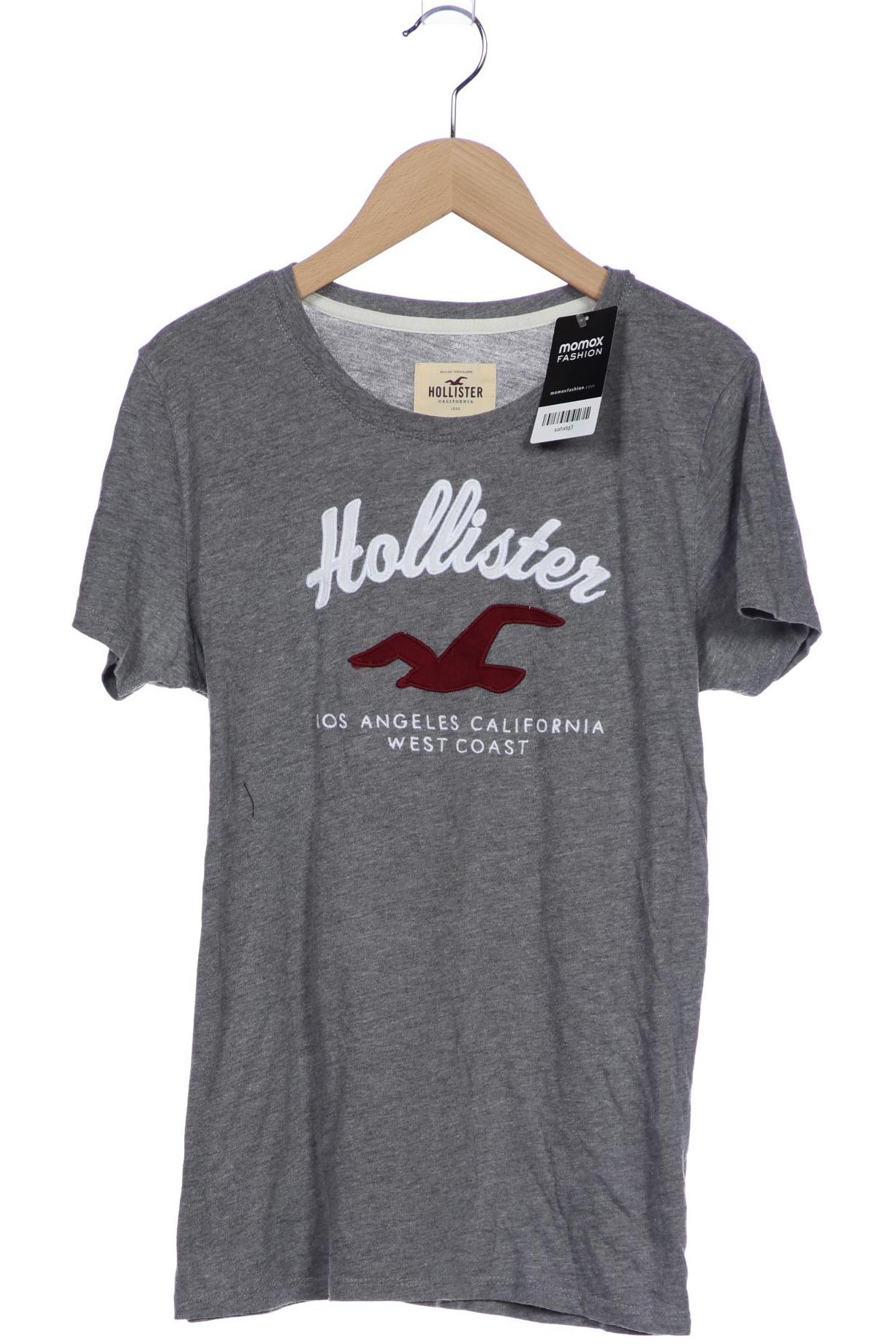 Hollister Herren T-Shirt, grau, Gr. 146 von Hollister