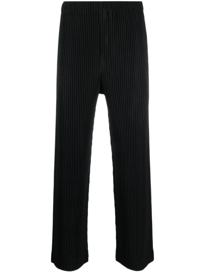 Homme Plissé Issey Miyake Gerade MC March Plisseehose - Schwarz von Homme Plissé Issey Miyake