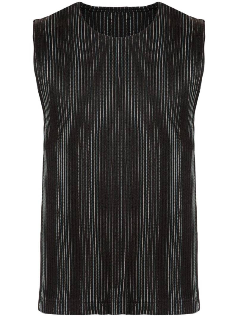 Homme Plissé Issey Miyake Plissiertes Trägershirt - Schwarz von Homme Plissé Issey Miyake