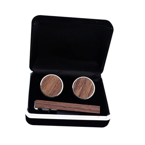 Homoyoyo Modische Herren- Und Krawattenklammer-sets Aus Reinem Holzkupfer Für Hochzeiten Und Formelle Anlässe Homoyoyo Modische Herren- Und Krawattenklammer-sets Aus Reinem Holzkupfer Für Hochzeiten Und Formelle Anlässe von Homoyoyo