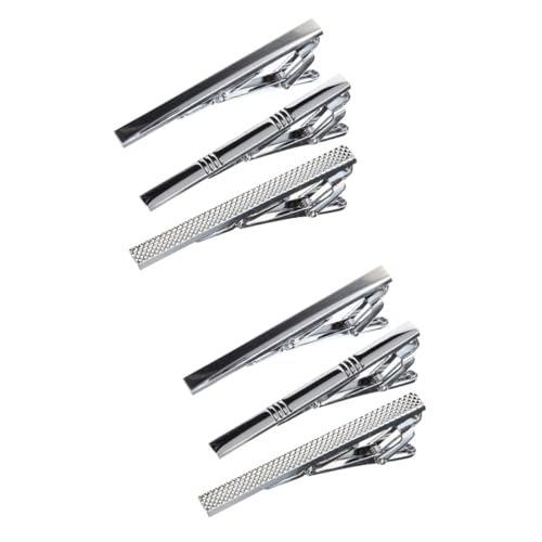 Homoyoyo 2 Sätze Krawattenklammer-set Krawattennadel Männer Hochzeits-krawattenklammern Für Männer Krawattenhalter-clip Krawattenclip Für Männer Silver Legierung 3 Stück * 2 Homoyoyo 2 Sätze Krawattenklammer-set Krawattennadel Männer Hochzeits-krawattenklammern Für Männer Krawattenhalter-clip Krawattenclip Für Männer Silver Legierung 3 Stück * 2 von Homoyoyo