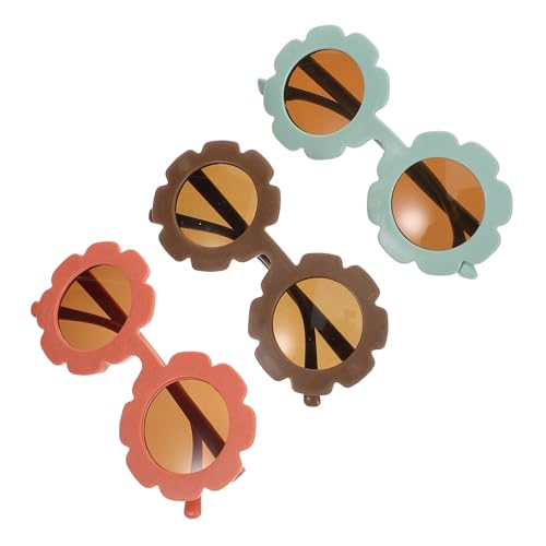 Homoyoyo 3Paare Sonnenbrillen Sonnenblumen Design für Jungen Leicht Party Accessoires für Outdoor Aktivitäten Kreative Fotosessions Homoyoyo 3Paare Sonnenbrillen Sonnenblumen Design für Jungen Leicht Party Accessoires für Outdoor Aktivitäten Kreative Fotosessions von Homoyoyo