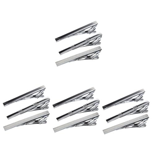 Homoyoyo 4 Sätze Krawattenklammer-set Krawattenhalter Einzigartige Krawattenklammern Für Männer Krawattennadel Für Männer Krawattennadel Männer Legierung Silver 3 Stück * 4 Homoyoyo 4 Sätze Krawattenklammer-set Krawattenhalter Einzigartige Krawattenklammern Für Männer Krawattennadel Für Männer Krawattennadel Männer Legierung Silver 3 Stück * 4 von Homoyoyo