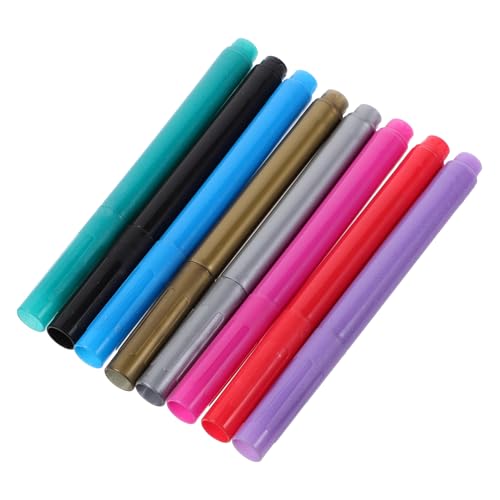 Homoyoyo 8 Stück Weinglas Marker Wiederverwendbare Abwischbare Metallic Farben für Party Gläser Hochzeitsfeiern und Kreative Dekorationen für Keramik und Mehr Homoyoyo 8 Stück Weinglas Marker Wiederverwendbare Abwischbare Metallic Farben für Party Gläser Hochzeitsfeiern und Kreative Dekorationen für Keramik und Mehr von Homoyoyo