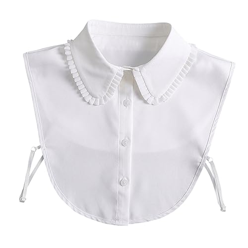 Homoyoyo Abnehmbarer Falscher Kragen Für Damen Chiffon Bluse Mit Rüschendetails Eleganter Faux Kragen Für Vielfältige Outfits Für Freizeit Und Büro Homoyoyo Abnehmbarer Falscher Kragen Für Damen Chiffon Bluse Mit Rüschendetails Eleganter Faux Kragen Für Vielfältige Outfits Für Freizeit Und Büro von Homoyoyo