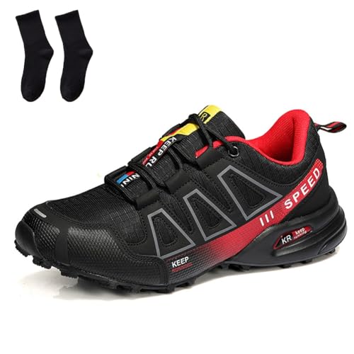 Wander-Balance-Schuhe for Männer Und Frauen, Atmungsaktive, Leichte, Rutschfeste Slip-On-Orthopädische Schuhe for Den Außenbereich, Wander-Sneaker Mit Breiter Zehenbox, Kletterstiefel(#S,8.5 Women/6.5 Wander-Balance-Schuhe for Männer Und Frauen, Atmungsaktive, Leichte, Rutschfeste Slip-On-Orthopädische Schuhe for Den Außenbereich, Wander-Sneaker Mit Breiter Zehenbox, Kletterstiefel(#S,8.5 Women/6.5 von Homtrator