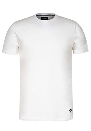 Honesty Rules Herren Kurzarm T-Shirt Basic aus Bio-Baumwolle, White, Gr. M von Honesty Rules