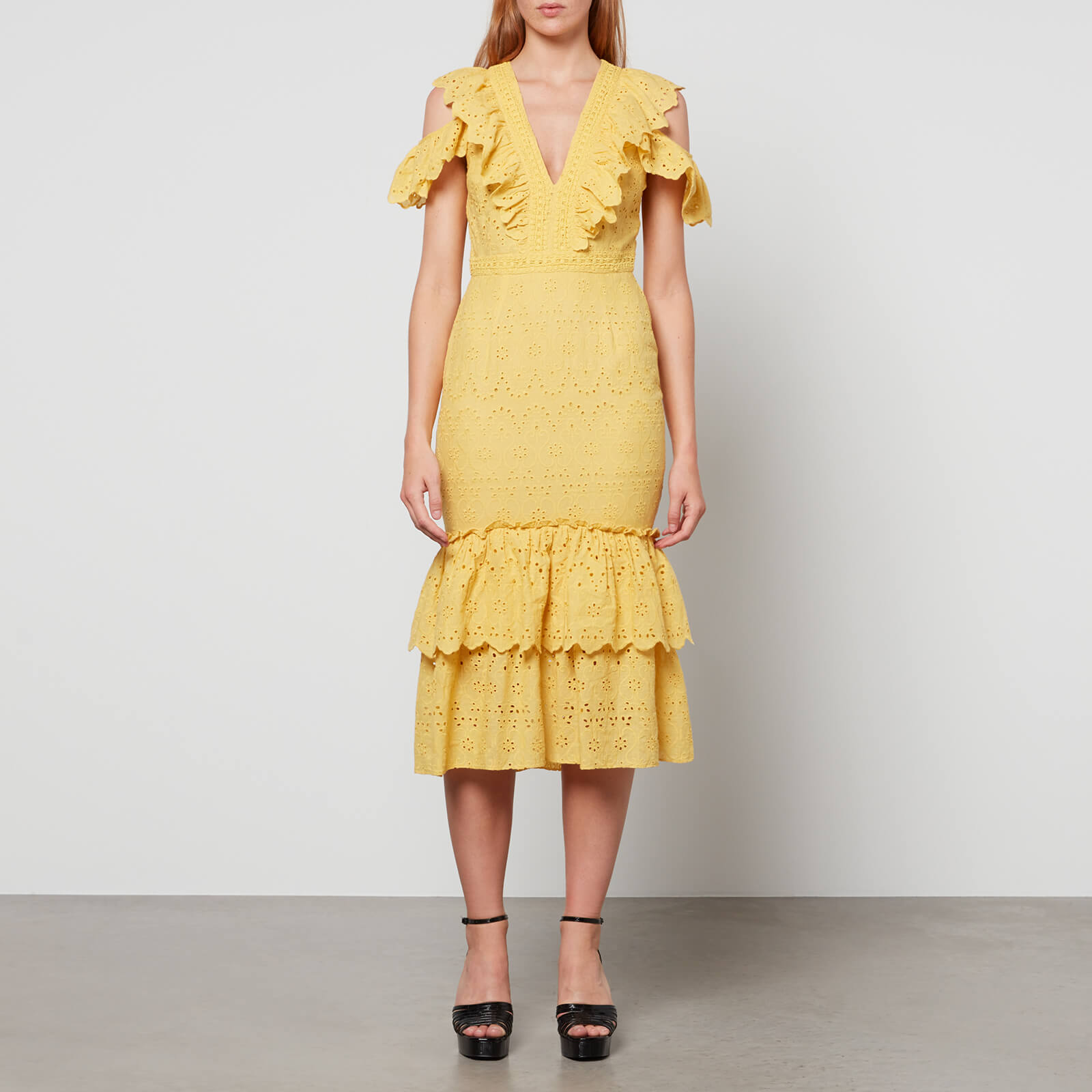 Hope & Ivy Women's Amber Dress - Yellow - UK 10 von Hope & Ivy