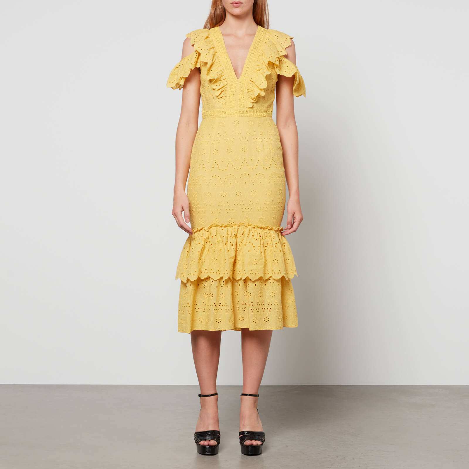 Hope & Ivy Women's Amber Dress - Yellow - UK 16 von Hope & Ivy