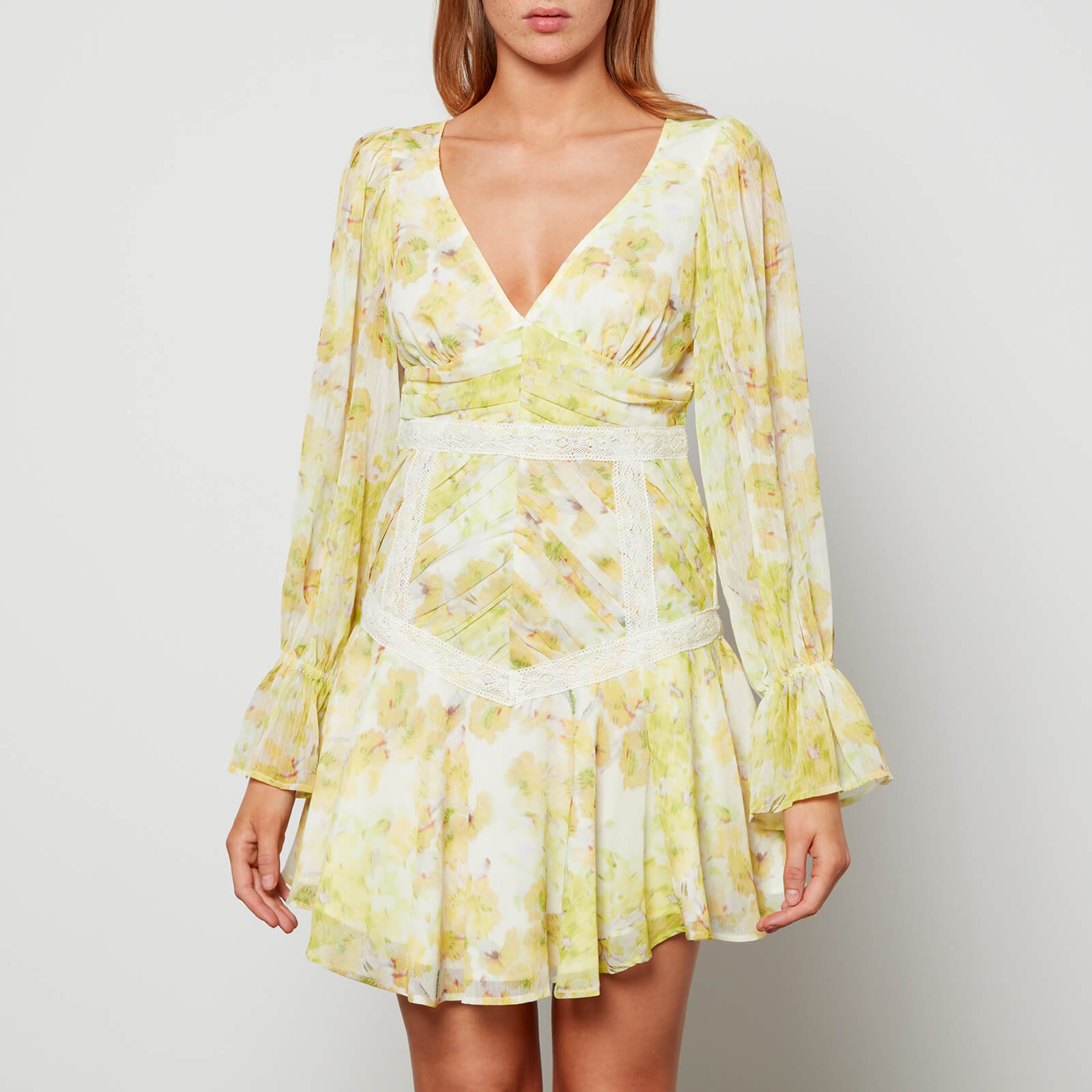 Hope & Ivy Women's The Cameron Dress - Yellow - UK 6 von Hope & Ivy