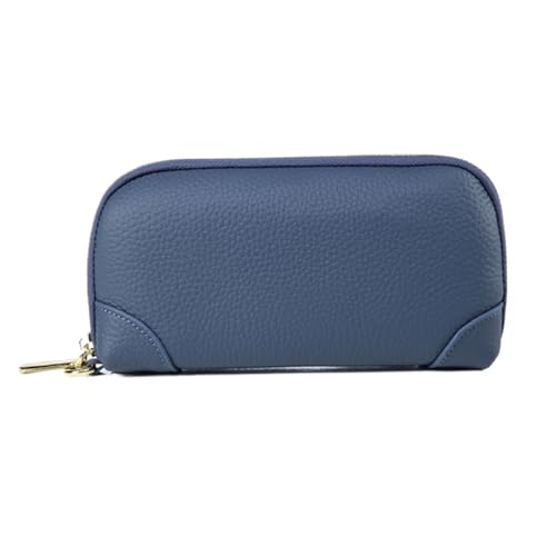 HotcoS Damen-Geldbörsen, Abendtaschen, Kartenetuis, Geldklammern, Echtleder-Geldbörsen, Geld-Organizer-Taschen, Handtaschen (Color : Blue) von HotcoS