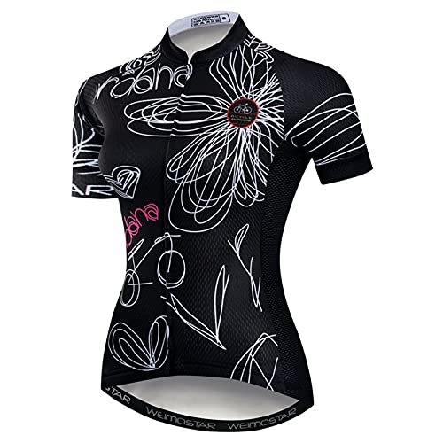 Hotlion Damen Radtrikot Tops Sommer Bike Shirt Kurzarm Fahrradbekleidung CD5731 von Hotlion