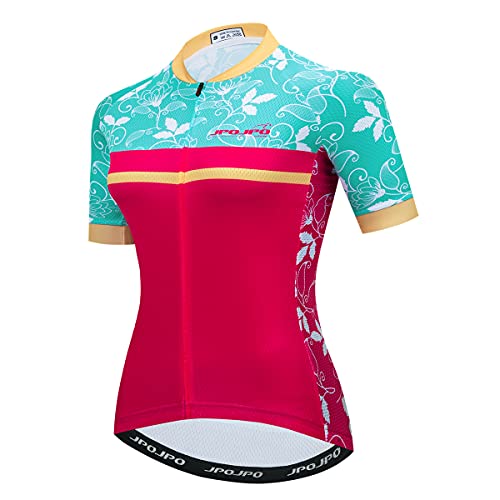 Hotlion Fahrradtrikot für Damen, Sommer-Fahrrad-Shirts, Rennrad, Jacken, kurzärmelig, MTB-Trikot, Cu0094, XXL von Hotlion