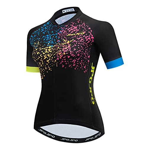 Hotlion Fahrradtrikot für Damen, Sommer-Fahrrad-Shirts, Rennrad, Jacken, kurzärmelig, MTB-Trikot, Cu0095, Small von Hotlion