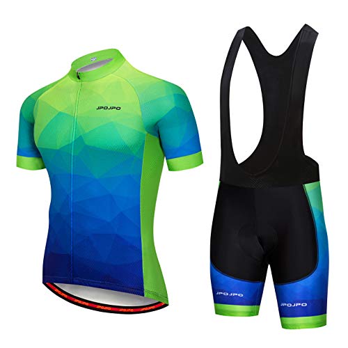 Hotlion Herren Radtrikot Set Trägerhose Sommer Radbekleidung Anzug Pro Team Bike Kleidung - - Etikett M von Hotlion