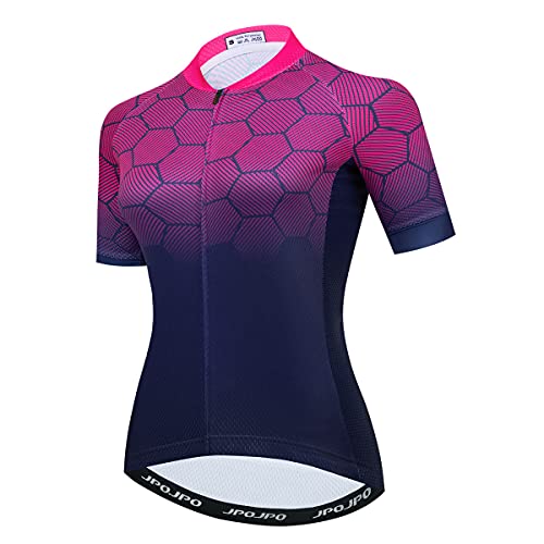 Hotlion Radtrikot Frauen Sommer Bike Shirts Rennrad Jacken Kurzarm MTB Jersey, Cu0102, M von Hotlion