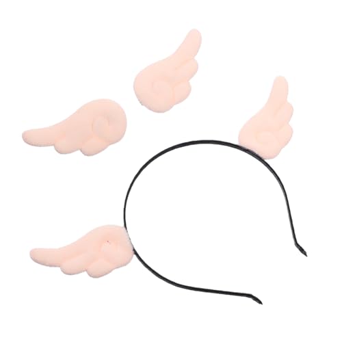 Housoutil Kinder Haarschmuck Set 3 Stück Flügel Haarspange Stirnband Kleidung Kind Stoff Suite von Housoutil