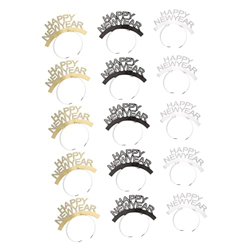 Housoutil 15st Stirnband Modische Stirnbänder Make-up-stirnbänder Weihnachtsdekoration Party-haar-dekore Party-kostümzubehör Für Das Neue Jahr 2022 Haarband Party-haarschmuck Kopfschmuck von Housoutil
