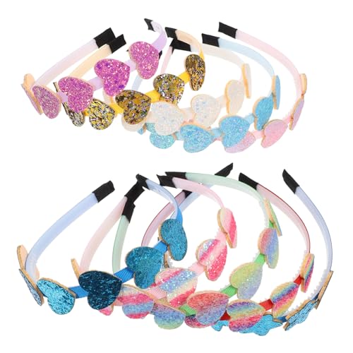 Housoutil 20 Stk liebe Stirnband Herzförmiges Stirnband für Kinder mädchen stirnbänder Haarschmuck Haarband Elegantes Kinderstirnband schickes Kinderstirnband Elastizität Schal von Housoutil