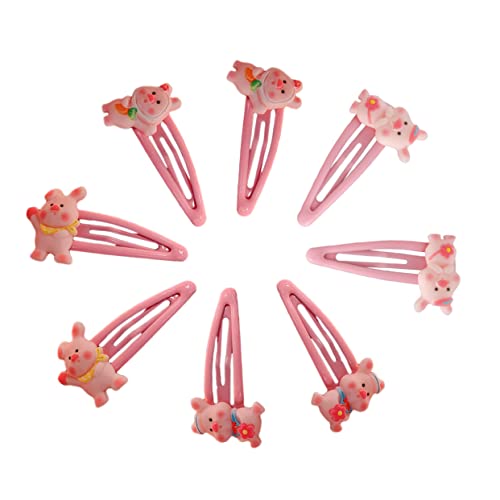 Housoutil 8St Seitenclip Mini-Dekor Haarspangen für Kleinkinder Tier weihnachtsdeko Babys Mädchen Haarnadel Mädchen Haarspange rutschfest Füllstoff Blumenhaar von Housoutil