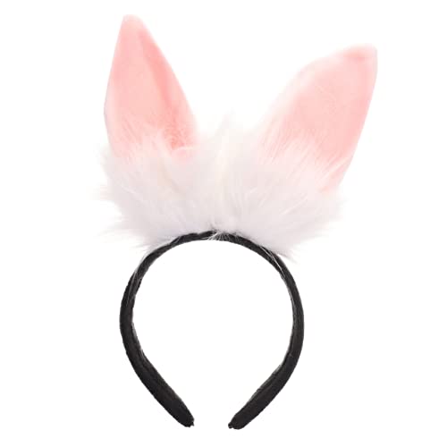 Housoutil Hasenohr Stirnband Flauschiges Kaninchen-stirnband Cosplay Hasenohren Stirnband Hasenkostüm Stirnband Hasenhorn Süßes Haarband Mit Hasenohren Haarschmuck Niedlich Mädchen Plüsch von Housoutil