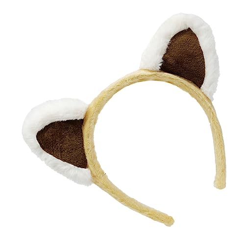 Housoutil Stirnband mit Katzenohren Haarbänder tierhaarreifen stirnriemen headbands Cosplay-Tierhaar-Dekor Frauen Katzenohr Kopfschmuck Süss Kopfbedeckung Südkorea schmücken Mädchen Flanell von Housoutil