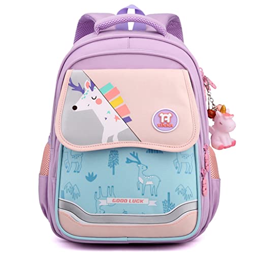 Mädchen Schulrucksäcke, Kinder Grundschule Klasse 1-3 Rucksäcke Kindergarten Schultasche Kindergarten Büchertasche Vorschule Rucksäcke Leichtgewicht Schulranzen Tagesrucksäcke 3-8 Jahre von Hovkib