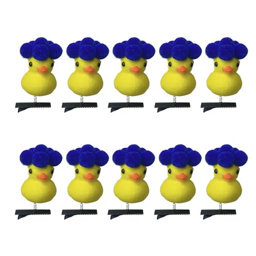 10pcs Modische Kleine Gelbe Entenhaarnadel Mit Blumenschmuck Haaren Für Kinder Und Erwachsene Dekoriert 10pcs Modische Kleine Gelbe Entenhaarnadel Mit Blumenschmuck Haaren Für Kinder Und Erwachsene Dekoriert von Hrtyvhin