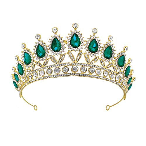 Braut Tropfen Hochzeit Prinzessin Königin Stirnband Mode Verstellbarer Kopfschmuck Schmuck Geschenk Braut Dekor Hochzeit Für Braut Prinzessin von Huaqgu