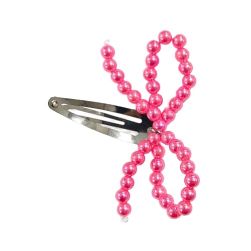 Nachahmung Von Perlen Schleife Haarnadel Stilvolle Metall Schleife Haarspangen Zarte Haarschmuck Für Frauen Haare Dekoration Bunte Haarschmuck von Huaqgu