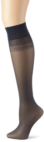 HUDSON Damen Kniestrümpfe Glamour 20 transparenter Glanz 20 DEN Marine 0335 35/38 von KUNERT