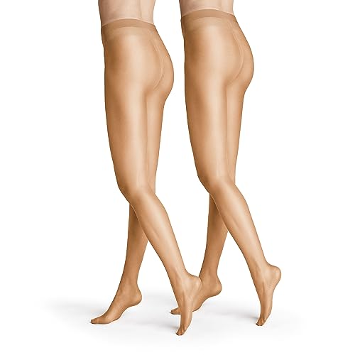 Hudson Damen Simply Shine 15 2-Pack transparent schimmernd Strumpfhose, 15 DEN, Make-up 0019, 40/42 (2er Pack) von Hudson