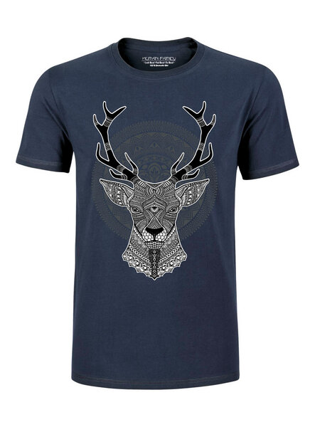 Human Family Bio T-Shirt Join "Deer" für Herren aus 100% Bio-Baumwolle von Human Family