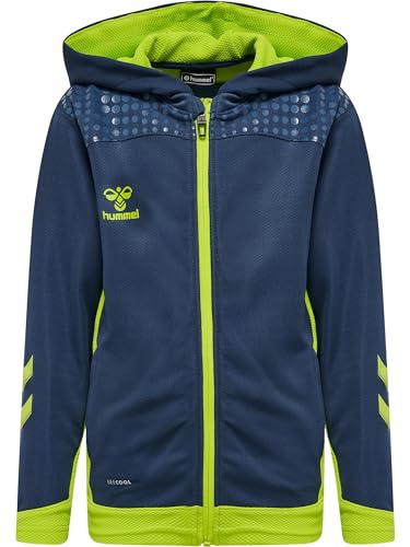 hummel Kapuzenpullover Hmllead Fußball Kinder Leichte Design Schnelltrocknend Dark Denim Größe 128 von hummel