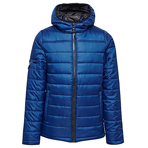 Hummel Kinder Steppjacke North Quilted Hood 206695 True Blue 164 von hummel