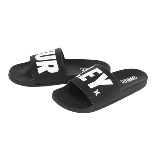 Hurley Herren Fastlane Slide Flipflop, Schwarz, 41 EU von Hurley