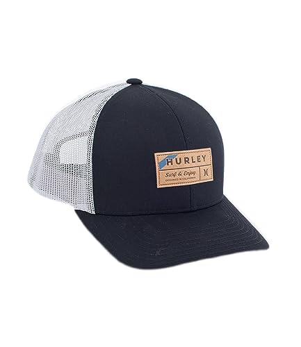 Hurley Herren M Bristol Trucker Hut, Schwarz, Einheitsgröße von Hurley