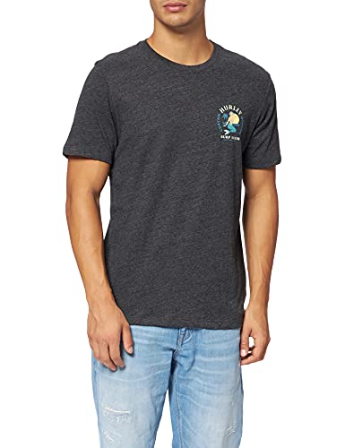 Hurley Herren M Evd Pacific Surf Club Ss T-Shirt, schwarz, S von Hurley