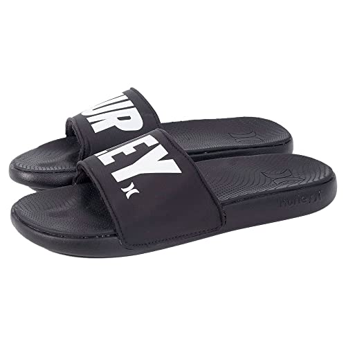 Hurley Herren M Jumbo Slide Sandalen, Schwarz, 46 EU von Hurley