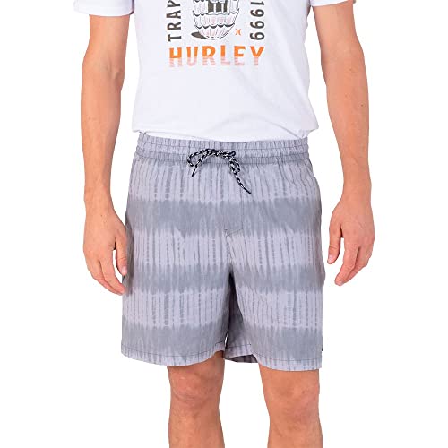 Hurley Herren M Phntm Naturals Volley 18' Bermuda Shorts, schwarz, L von Hurley