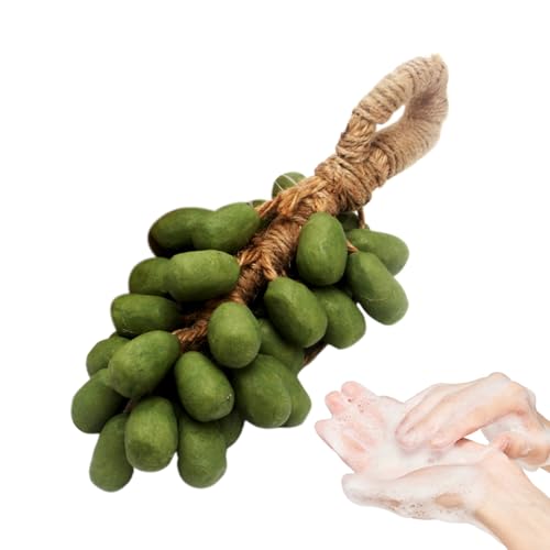 Handgefertigte Seife, dekorativ, Traubenbündel, Seife, 2 cm, kaltgepresst, natürlich, tiefenreinigende Formel, weiche Haut, Spa-Zubehör für Badezimmer, Zuhause, Hotel, Männer und Frauen Handgefertigte Seife, dekorativ, Traubenbündel, Seife, 2 cm, kaltgepresst, natürlich, tiefenreinigende Formel, weiche Haut, Spa-Zubehör für Badezimmer, Zuhause, Hotel, Männer und Frauen von Huvqianu