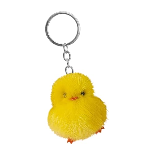 -Schlüsselanhänger – niedlicher Plüschtier-Schlüsselanhänger | Gelbe Ente Fluff weiche Küken Schlüsselanhänger | lustiger Tier-Schlüsselanhänger – Schlüsselanhänger für Taschenornamente | -Schlüsselanhänger – niedlicher Plüschtier-Schlüsselanhänger | Gelbe Ente Fluff weiche Küken Schlüsselanhänger | lustiger Tier-Schlüsselanhänger – Schlüsselanhänger für Taschenornamente | von Huyeruie