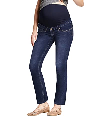 Hybrid & Company Super bequeme Stretch Damen Umstands-Bootcut Jeans mit echten Taschen, Pm2835r-medium Was, X-Groß Hybrid & Company Super bequeme Stretch Damen Umstands-Bootcut Jeans mit echten Taschen, Pm2835r-medium Was, X-Groß von Hybrid & Company