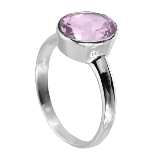 I-be, Amethyst lila Edelstein Ring facettiert 925 Sterling Silber, 100322/8x10m (56) von I-be