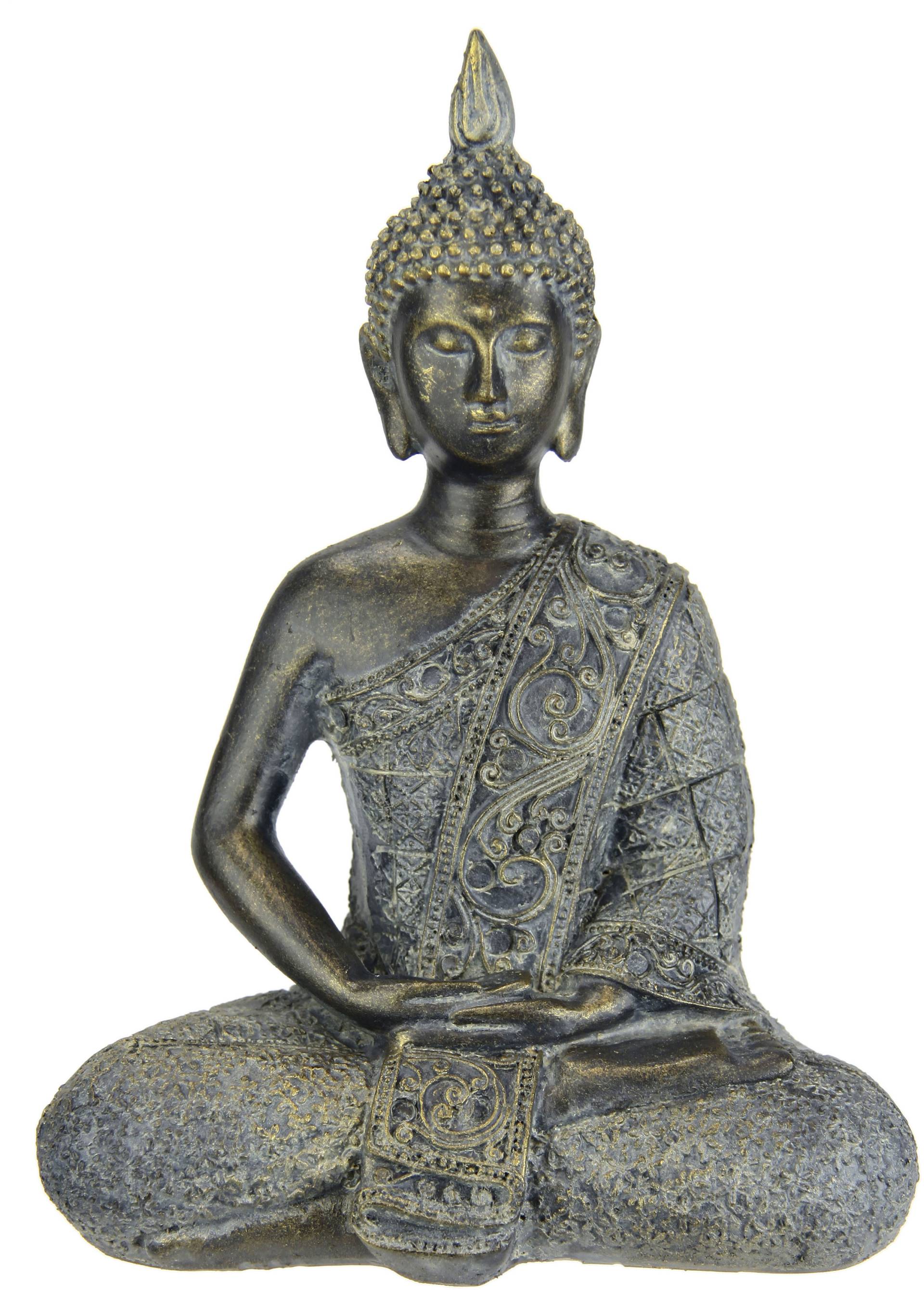 I.GE.A. Dekofigur "Buddha Figur sitzend meditierend Statue Figuren Skulptur", Garten-Figur Wohnaccessoire von I.Ge.A.